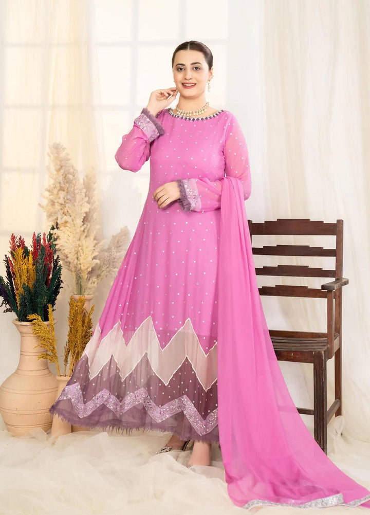 Noorangi Luxury Pret  Chiffon Frock NR22VF Alara