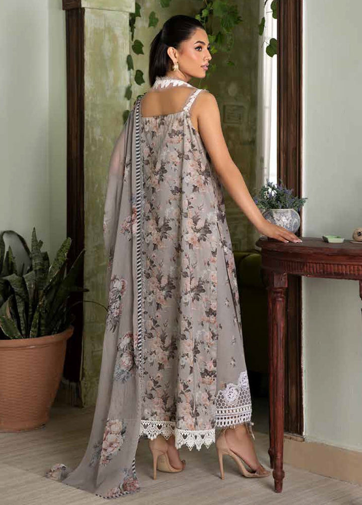 Vital by Sobia Nazir Embroidered Lawn Suits Unstitched 3 Piece SN25VL2 D-02 B - Summer Collection