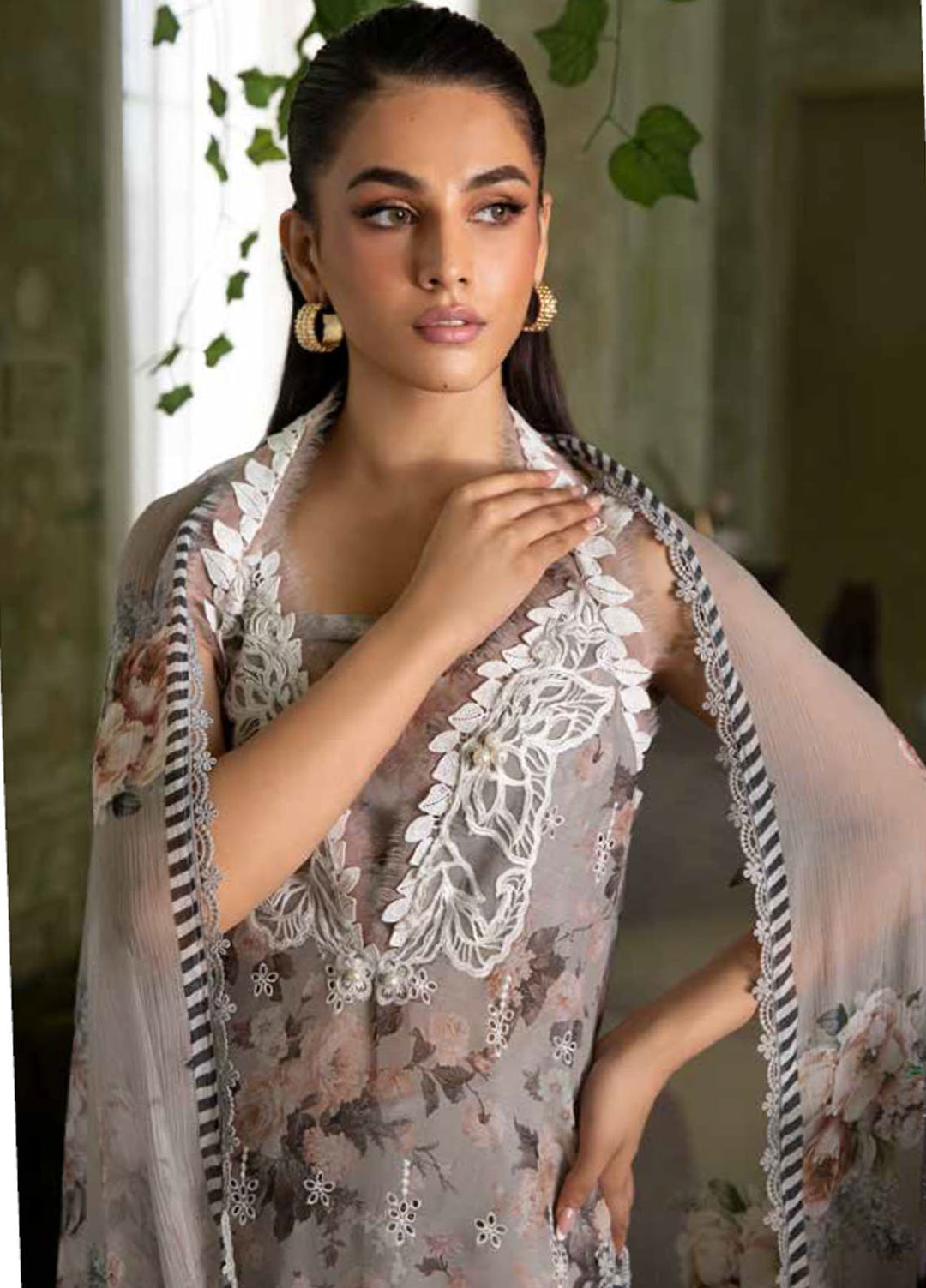 Vital by Sobia Nazir Embroidered Lawn Suits Unstitched 3 Piece SN25VL2 D-02 B - Summer Collection