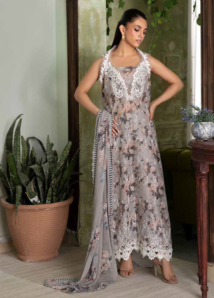 Vital by Sobia Nazir Embroidered Lawn Suits Unstitched 3 Piece SN25VL2 D-02 B - Summer Collection