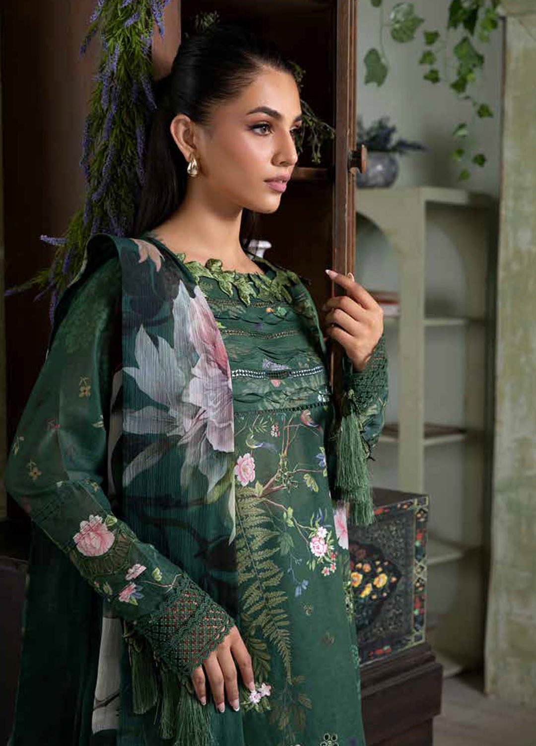 Vital by Sobia Nazir Embroidered Lawn Suits Unstitched 3 Piece SN25VL2 D-05 B - Summer Collection