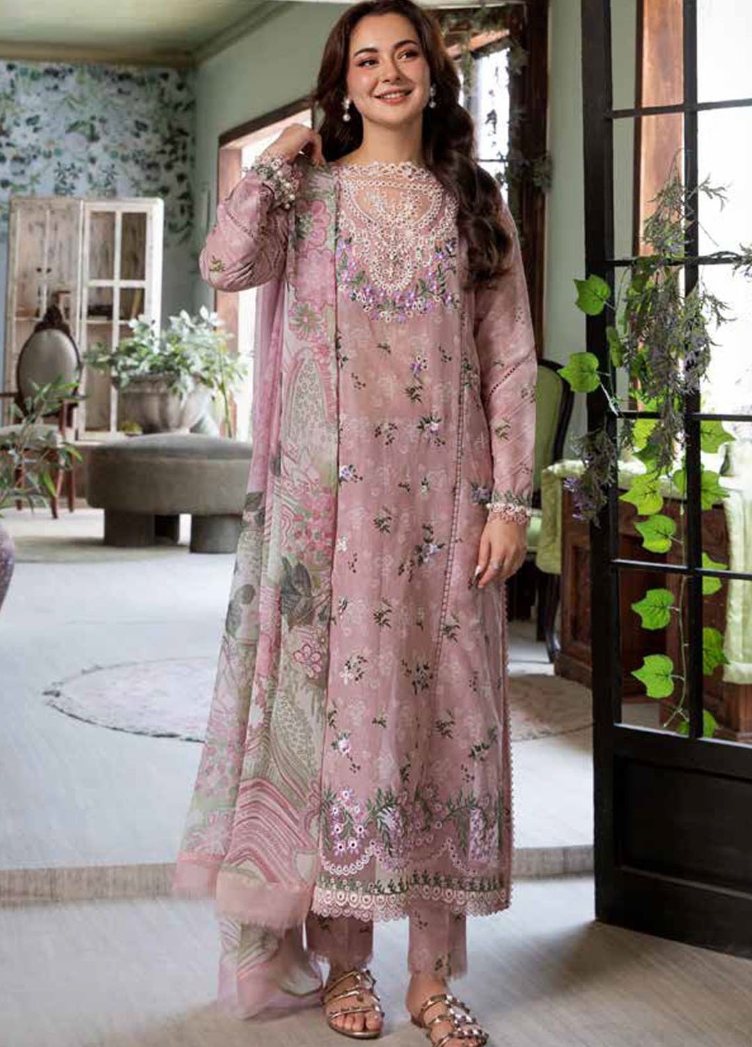 Vital by Sobia Nazir Embroidered Lawn Suits Unstitched 3 Piece SN25VL2 D-07 B - Summer Collection