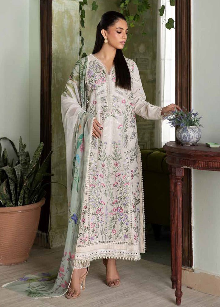Vital by Sobia Nazir Embroidered Lawn Suits Unstitched 3 Piece SN25VL2 D-09 A - Summer Collection