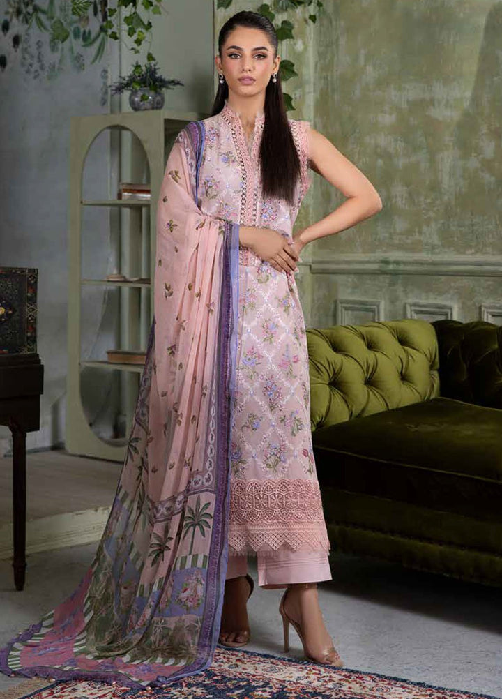 Vital by Sobia Nazir Embroidered Lawn Suits Unstitched 3 Piece SN25VL2 D-10 A - Summer Collection