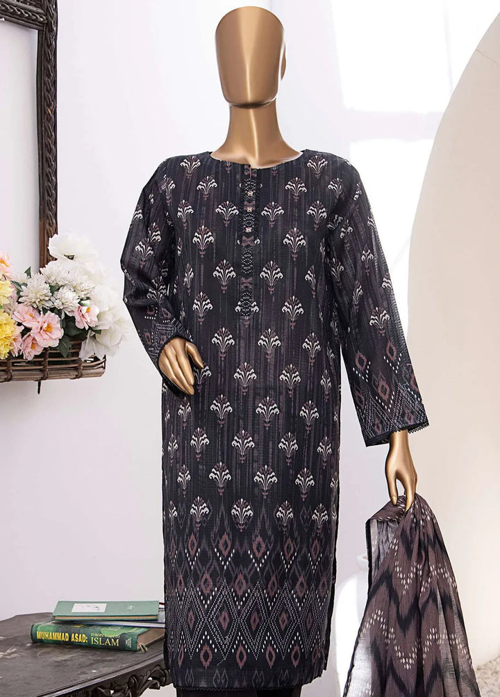 Vital Prints by HZ Textiles Embroidered Lawn Suits Unstitched 3 Piece HZ25VP VP-103 - Summer Collection
