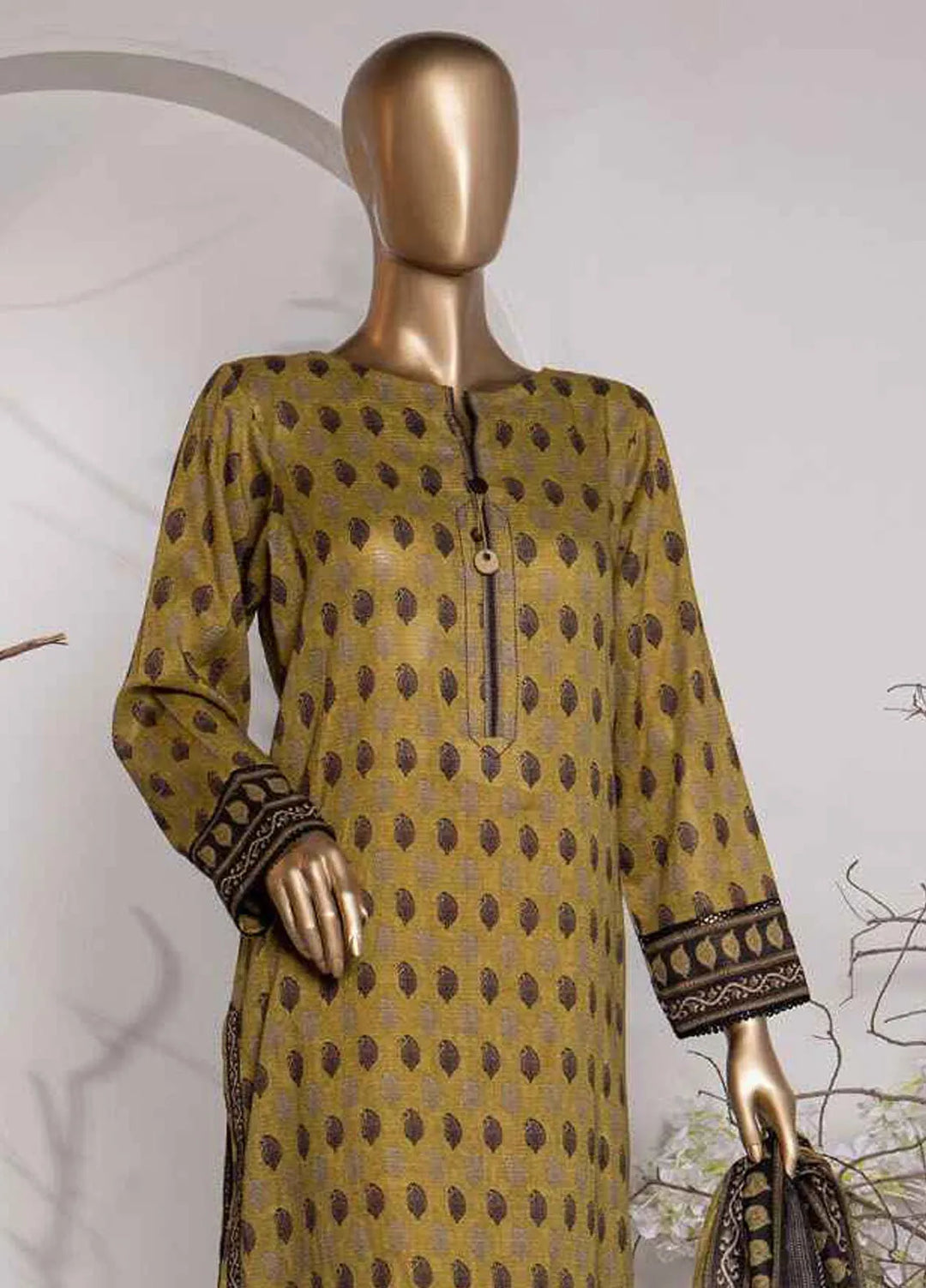 Vital prints By Hz Textiles Printed Cotton Suit Unstitched 3 Piece HZ24VP VP-148 - Summer Collection