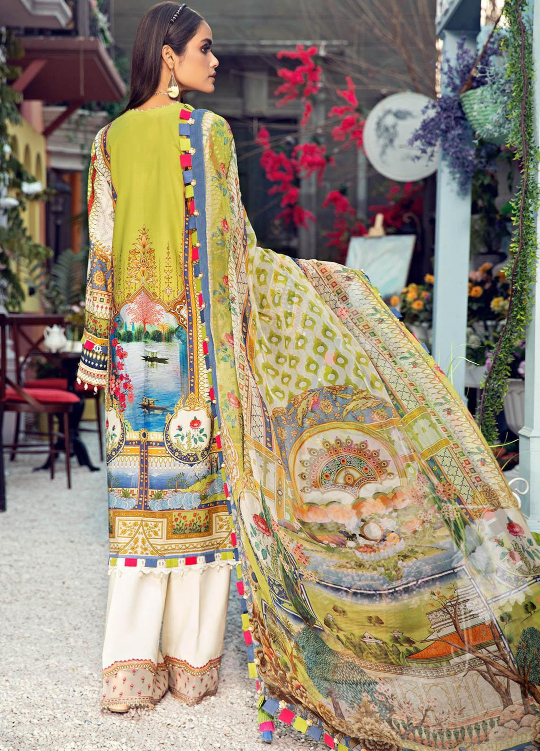 Anaya By Kiran Chaudhry Embroidered Lawn Suits Unstitched 3 Piece AK21VL VL21-10-A AMAYA - Summer Collection