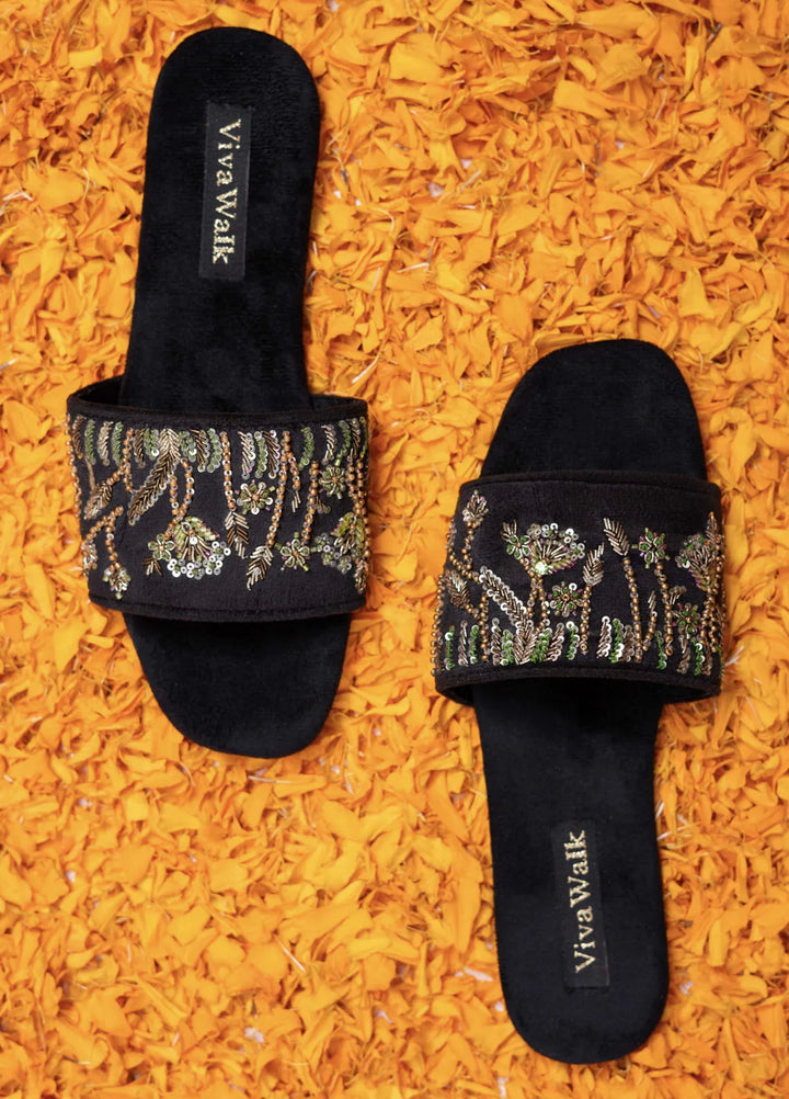 VivaWalk Festive Style Flats Paaye Zaib