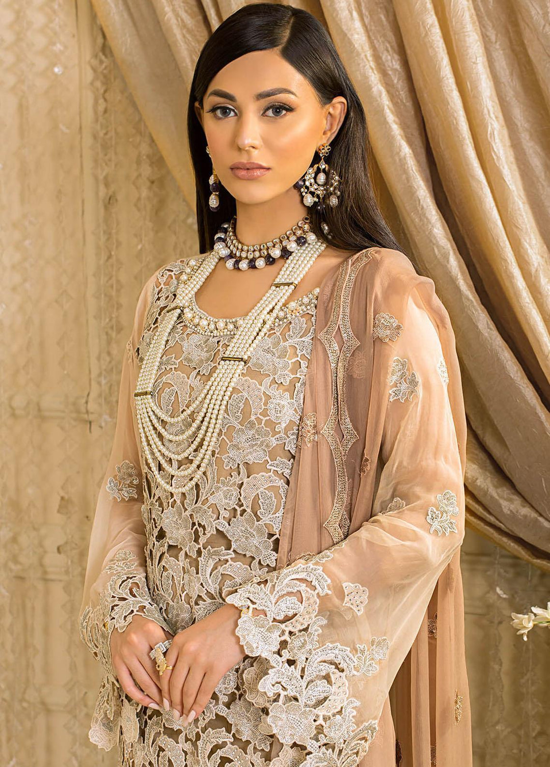 Vive La Fete By Imrozia Embroidered Organza Suits Unstitched 3 Piece IMP22VF L-260 Epoch - Premium Collection