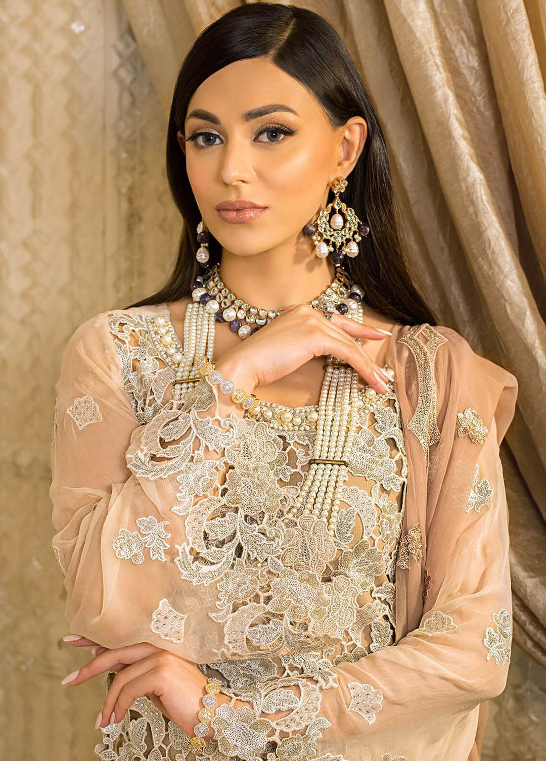 Vive La Fete By Imrozia Embroidered Organza Suits Unstitched 3 Piece IMP22VF L-260 Epoch - Premium Collection