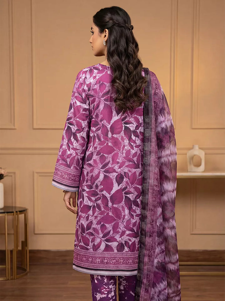 Salitex Unstitched Printed Lawn Silk 3 Piece Suit SUNS7ASI358 - Casual Collection