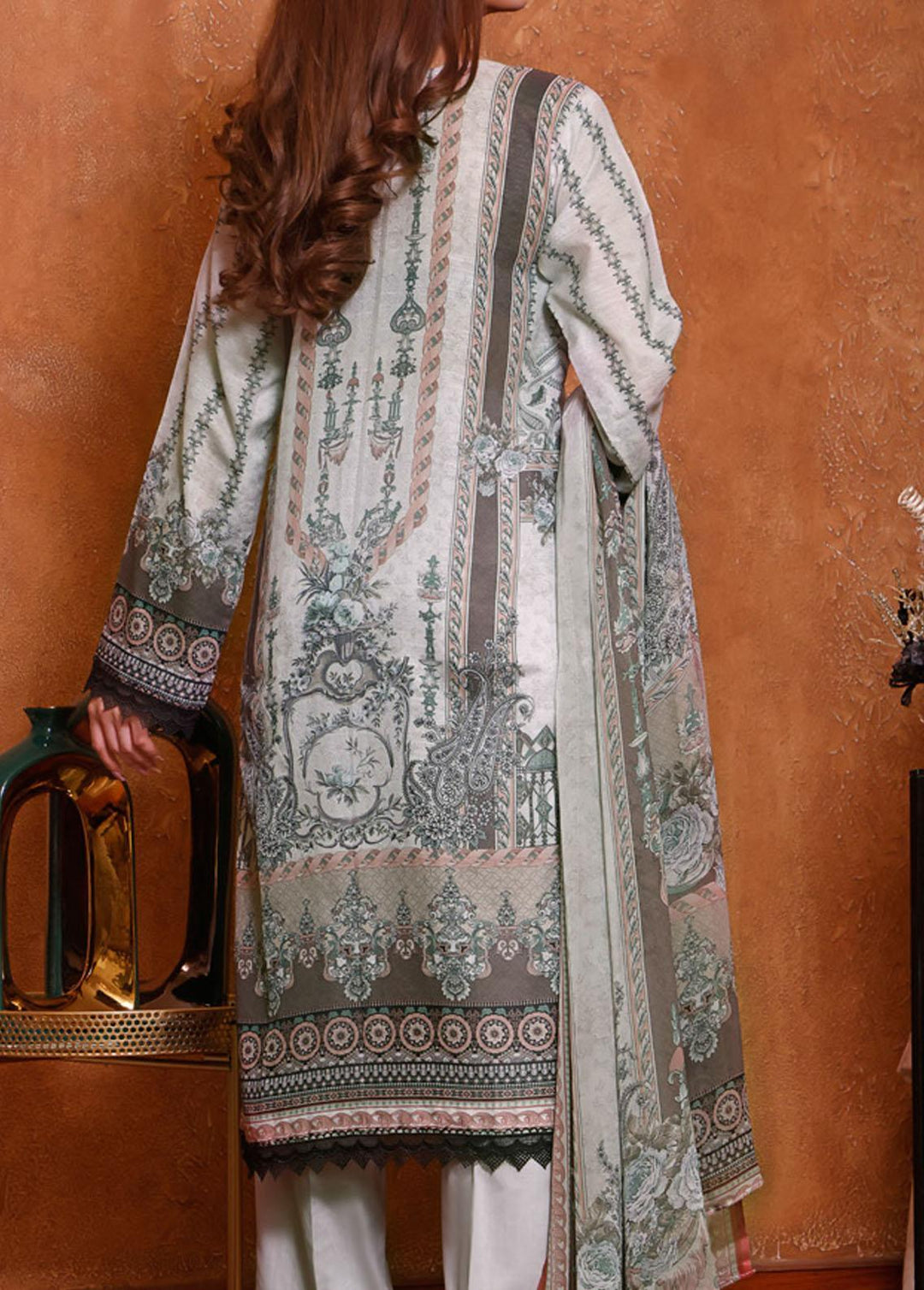 Hina Umer By VS Textiles Embroidered Lawn Suits Unstitched 3 Piece VS22HU 09 - Summer Collection