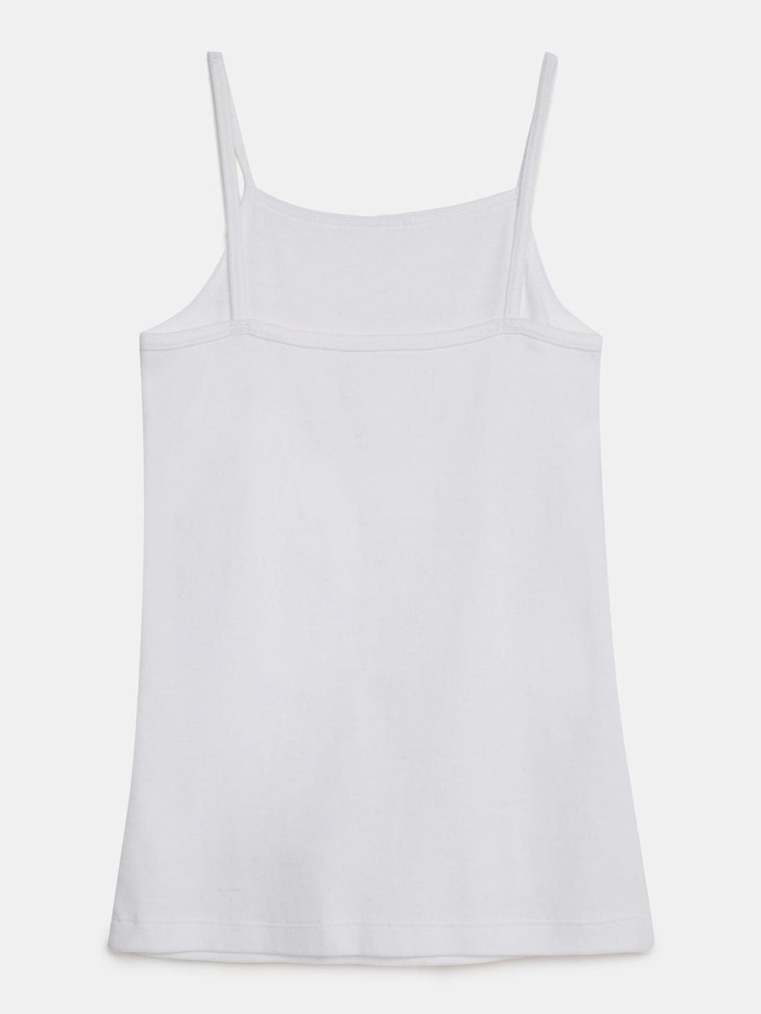 Dhaga Kids Pret Solids Jersy 1 Piece Pack of 3 Cotton Camisole White HDKB - Summer Collection