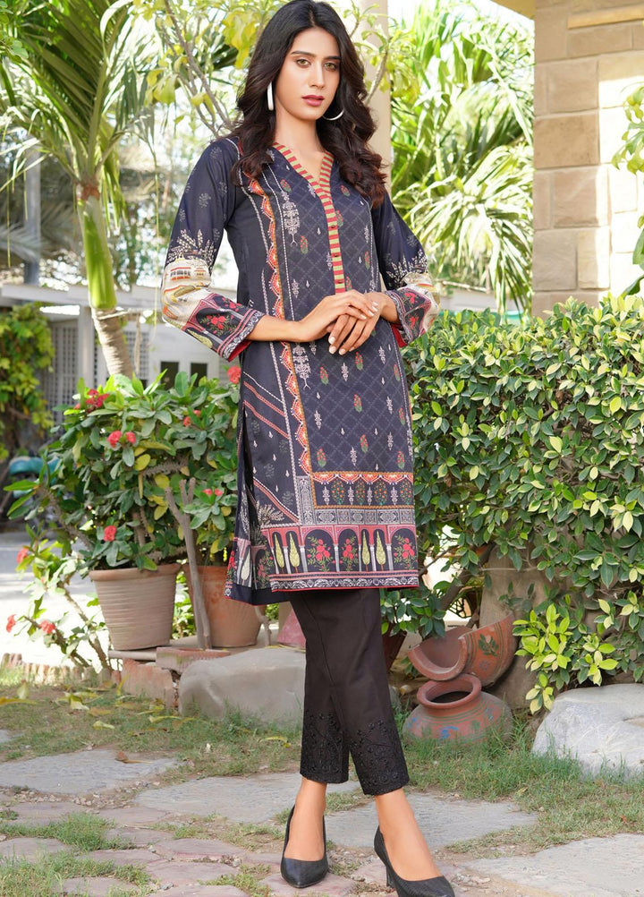 Waniya Lawn Digital Printed Kurti for Women -  SABLE PK-233