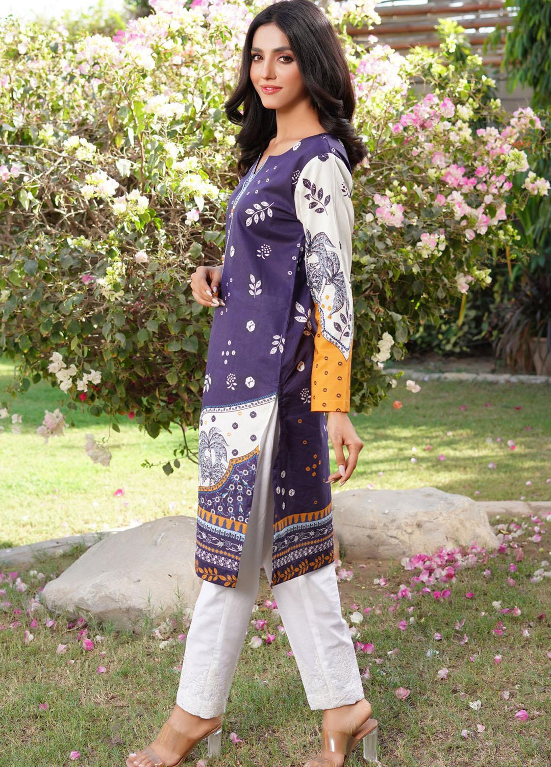 Waniya Lawn Digital Printed Women Kurti -  BANDHNI PK-231