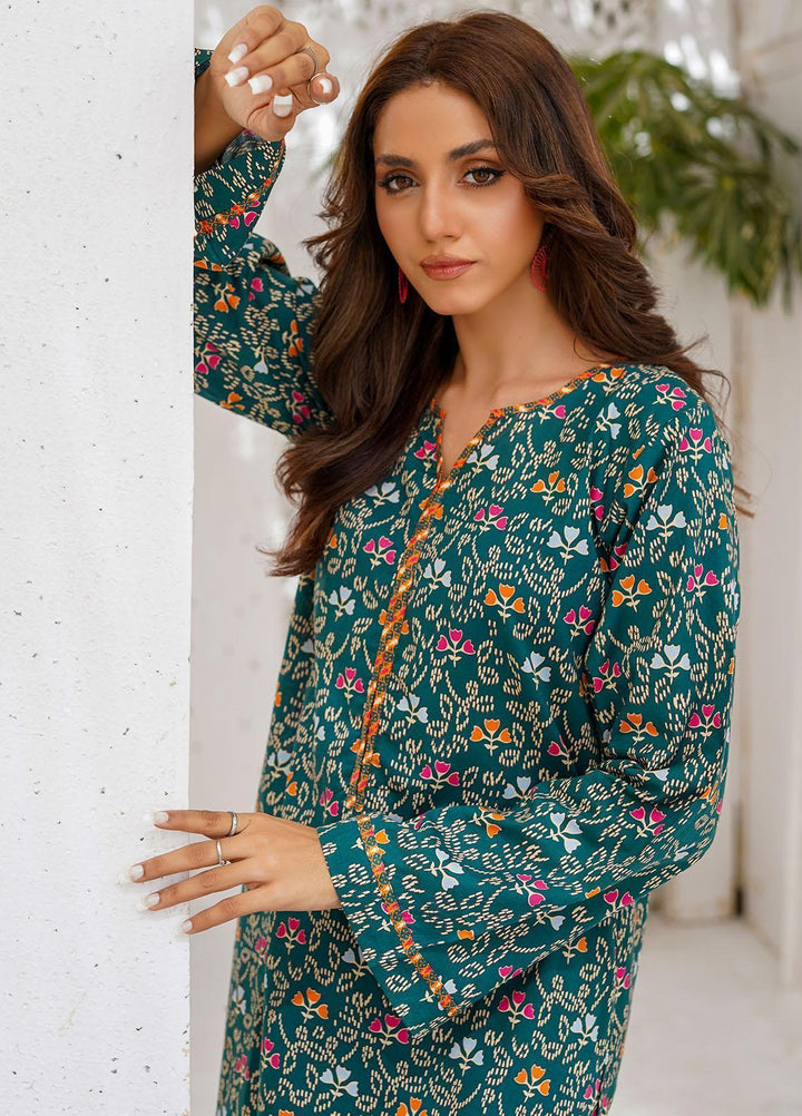 Waniya Pret Printed Cambric 2 Piece Suit SKUPK-105 BLOOMER