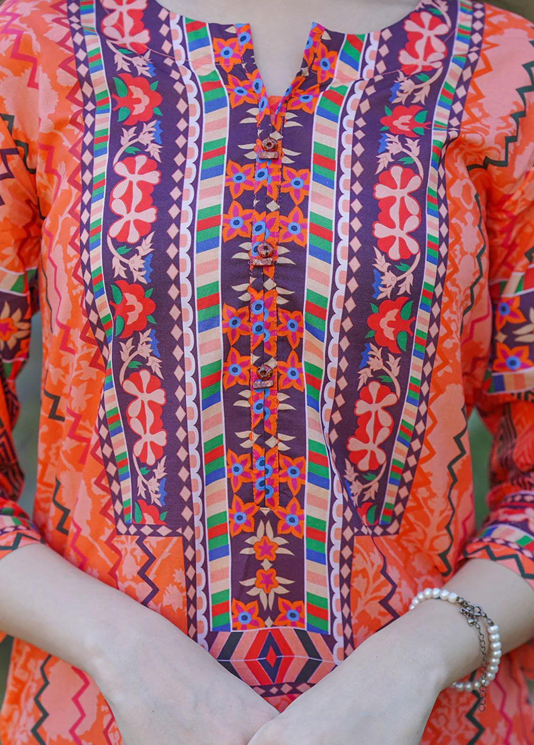 Waniya Pret Printed Lawn 2 Piece WN23RW WKA20-93 NISA