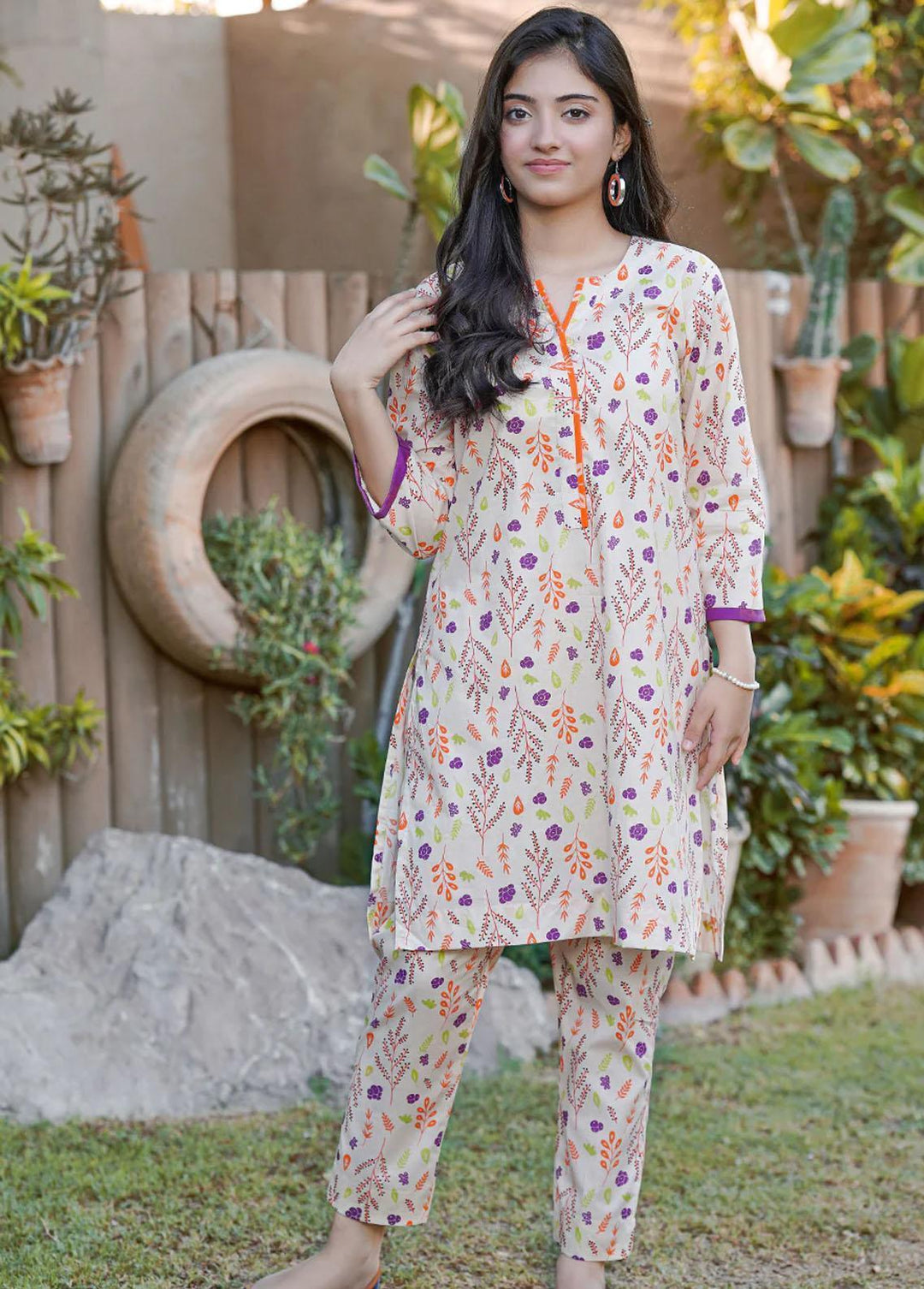 Waniya Pret Printed Lawn 2 Piece WN23RW WKA20-99 FLORA