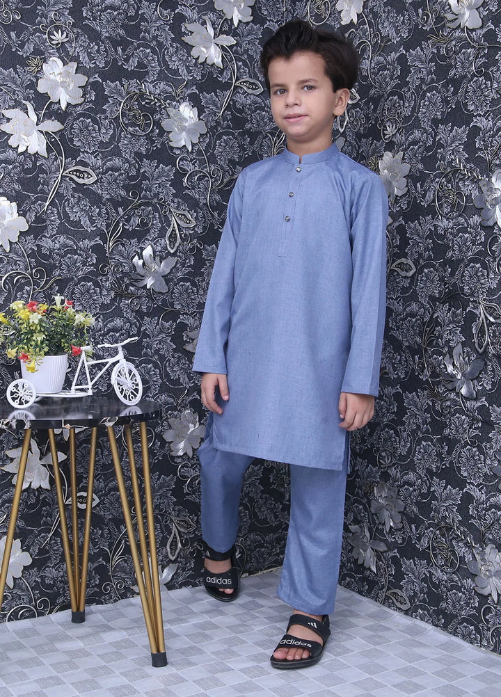 Wearmani Wash n Wear Self Design Boys Kurta Trouser - MKP-053