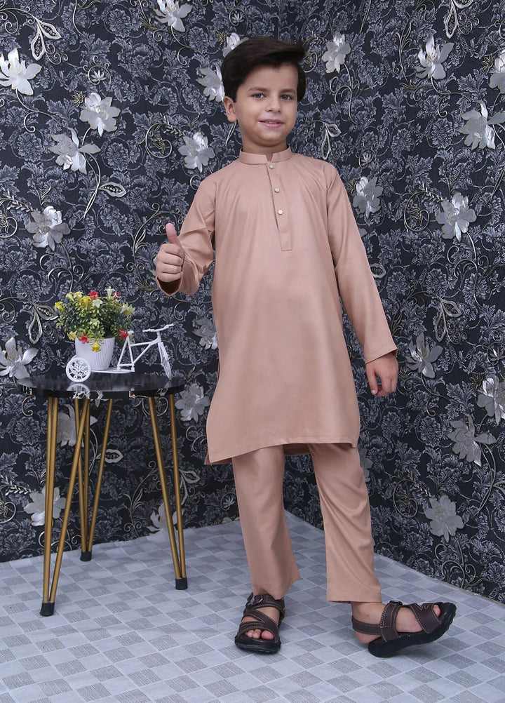 Wearmani Wash n Wear Solid Boys Kurta Trouser - MKP-047