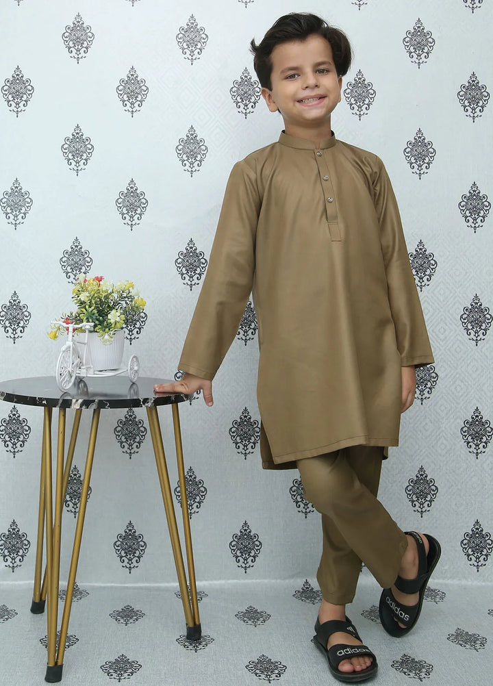 Wearmani Wash n Wear Solid Boys Kurta Trouser - MKP-050
