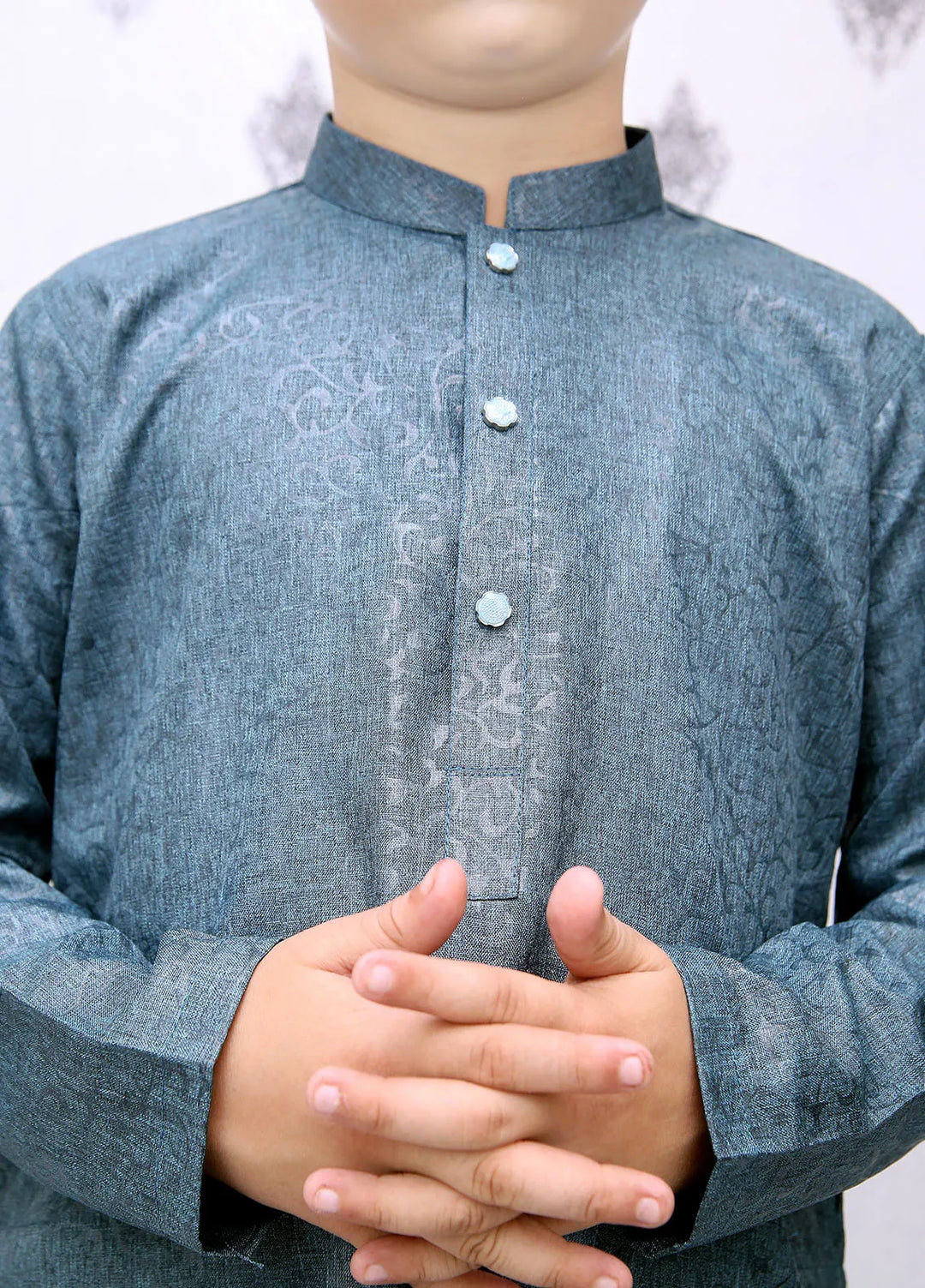 Wearmani Wash n Wear Textured Boys Kurta Trouser - MKP-041