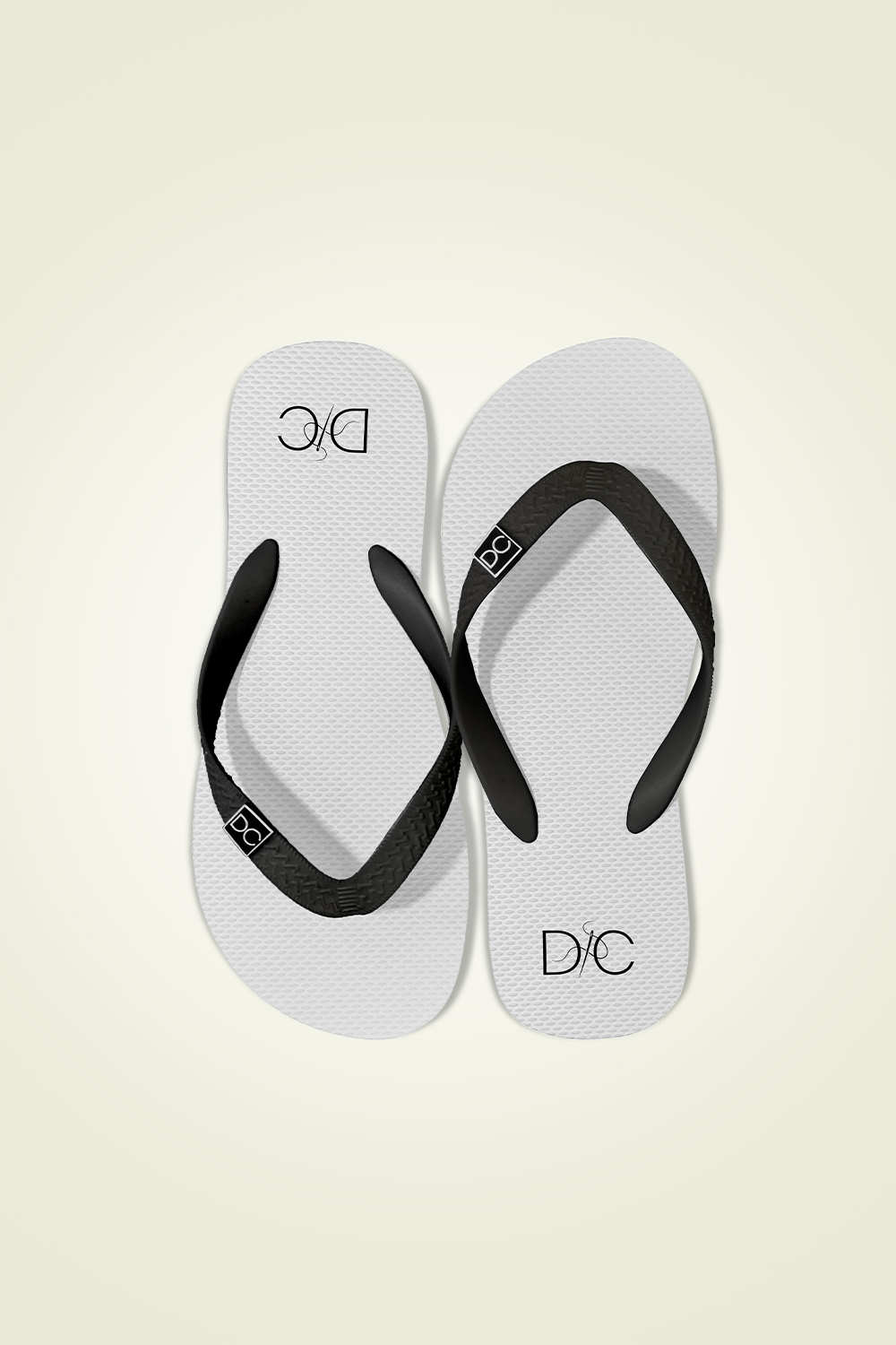 Divinely Crafted Men Flip Flops White MFF-1225-WHT - Summer Collection