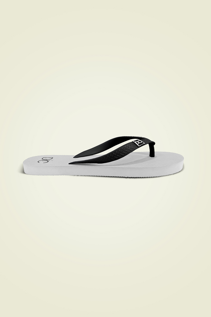 Divinely Crafted Men Flip Flops White MFF-1225-WHT - Summer Collection