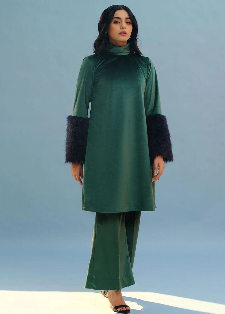 Vanya Luxury Pret  Suede 2 Piece Dress VY21BW WB-09
