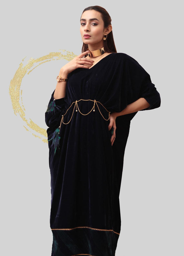 Mor to Go Pret  Velvet Kaftan MTM21WH Adeline