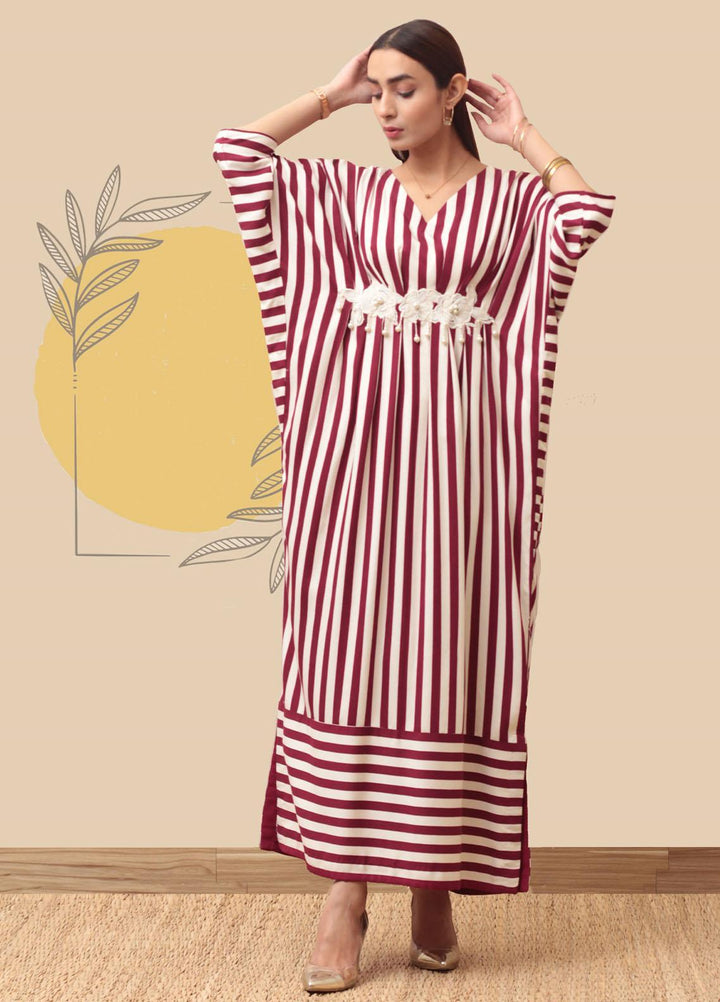 Mor to Go Pret  Cotton Kaftan MTM21WH Injilla
