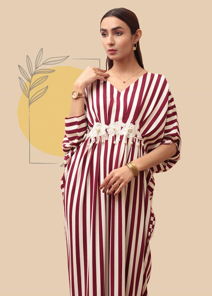 Mor to Go Pret  Cotton Kaftan MTM21WH Injilla