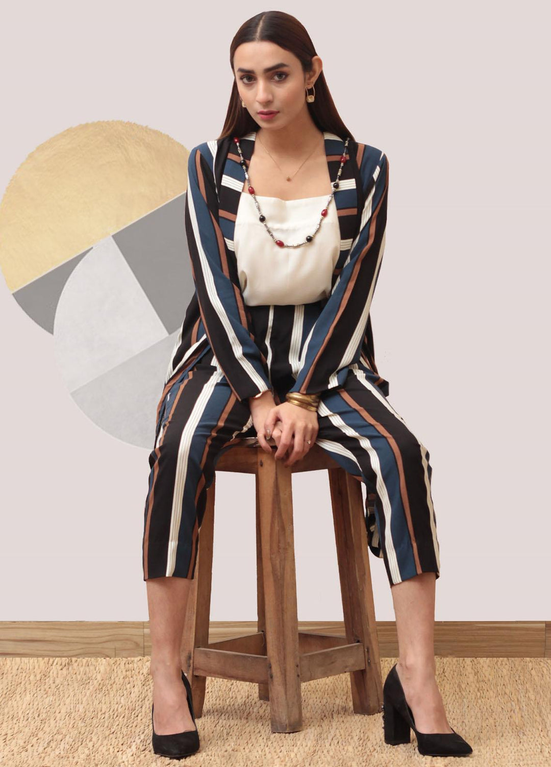 Mor to Go Pret  Cotton 3 Piece Dress MTM21WH Lena