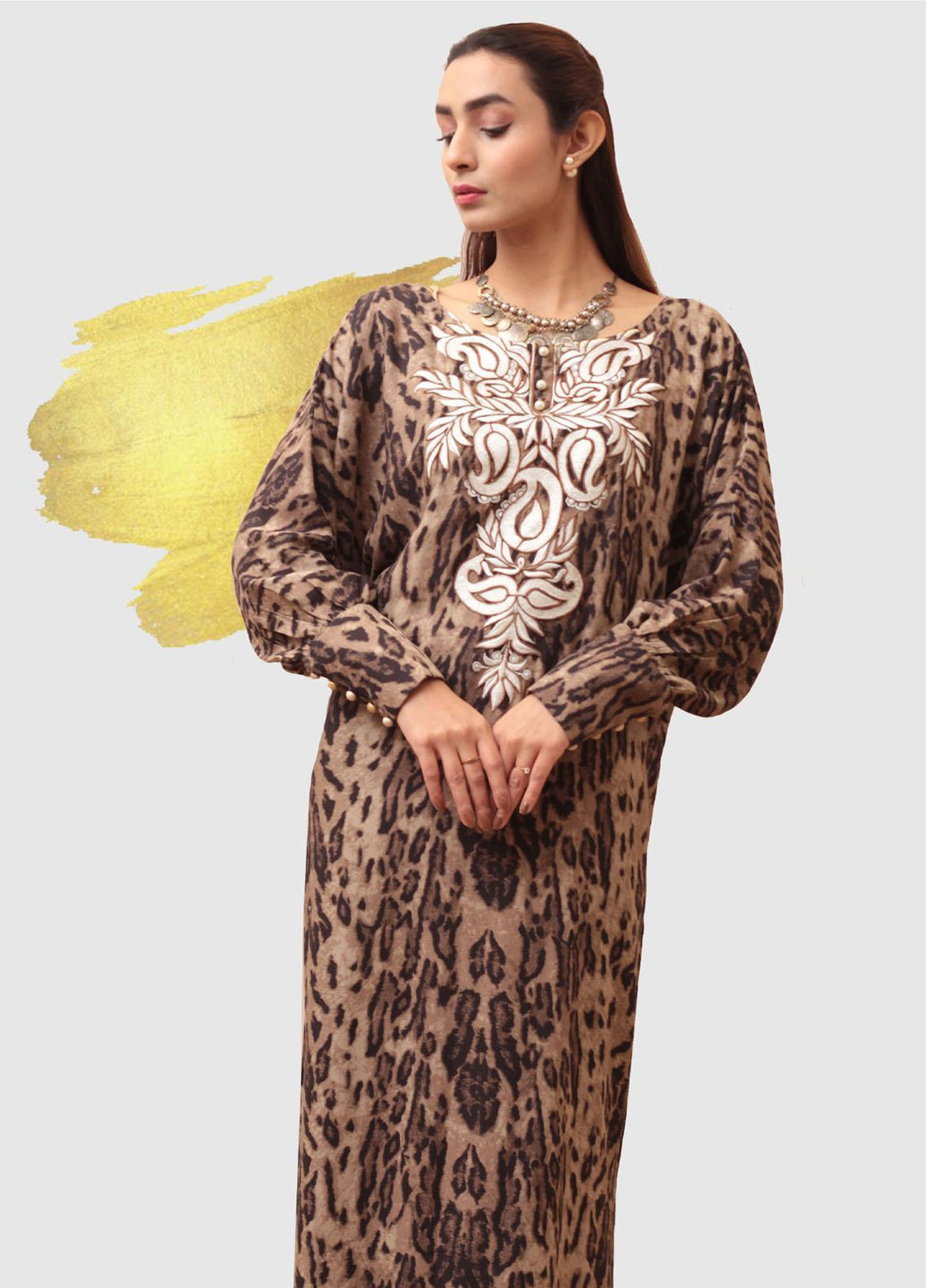 Mor to Go Pret   Kaftan MTM21WH Qailah
