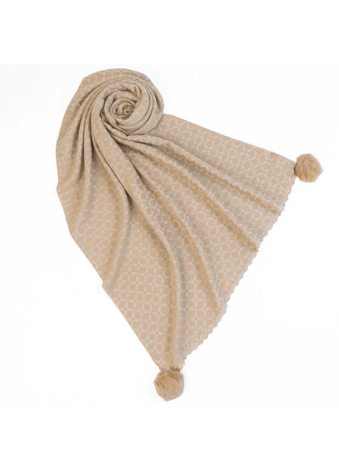 Abaya pk  Woolen  Hijab ABA22WH BEIGE TRANSVERSE - Woolen Hijabs