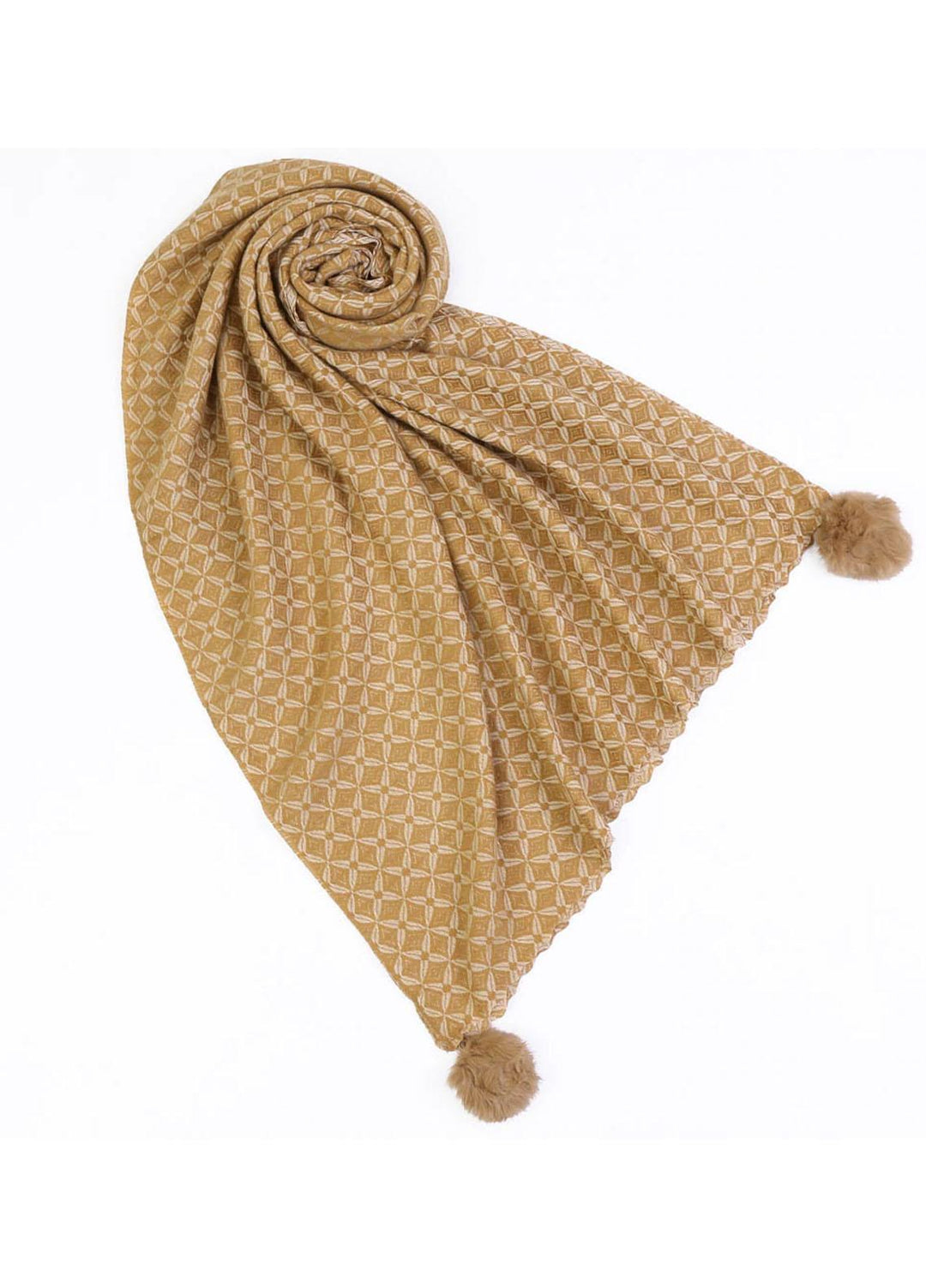 Abaya pk  Woolen  Hijab ABA22WH FAWN TRANSVERSE - Woolen Hijabs