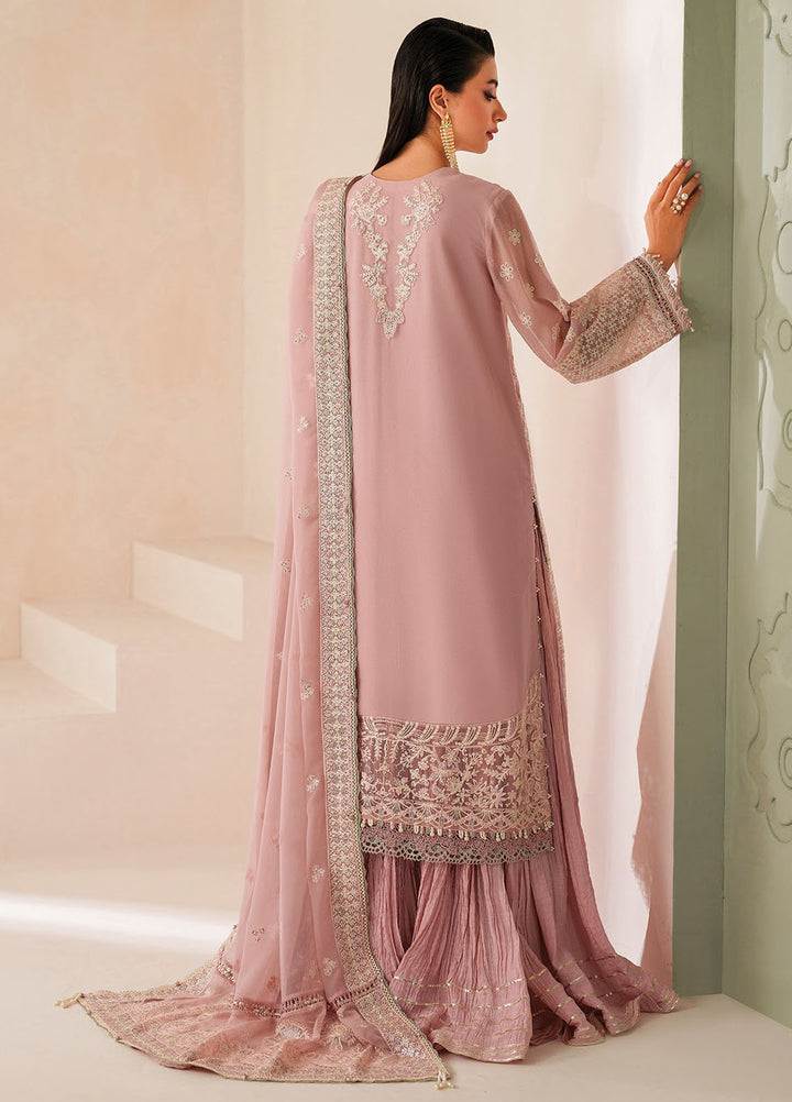 Xenia Embroidered Chiffon Suits Unstitched 3 Piece XE25NU D-02 Anira - Formals Collection