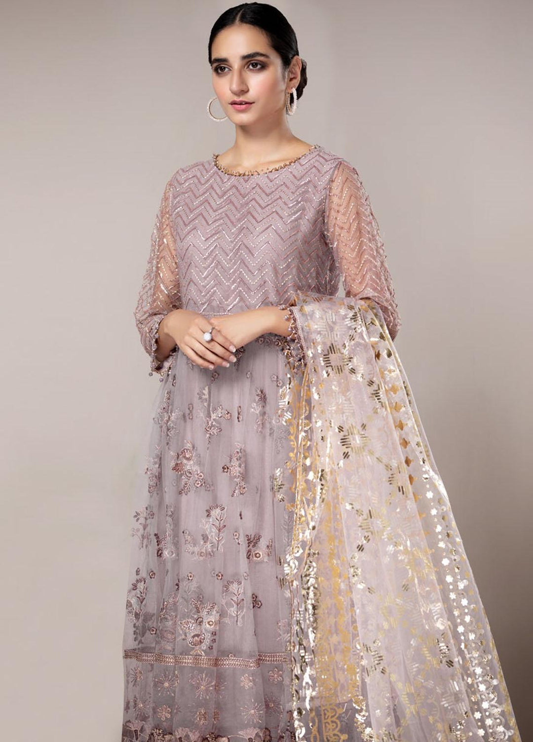 Xenia Formals Pret Embroidered Net 3 Piece Suit ALAINA XFR-20-164