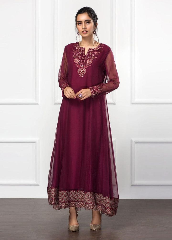 Xenia Formals Pret Embroidered Chiffon 3 Piece Suit CARINA XFR-20-147