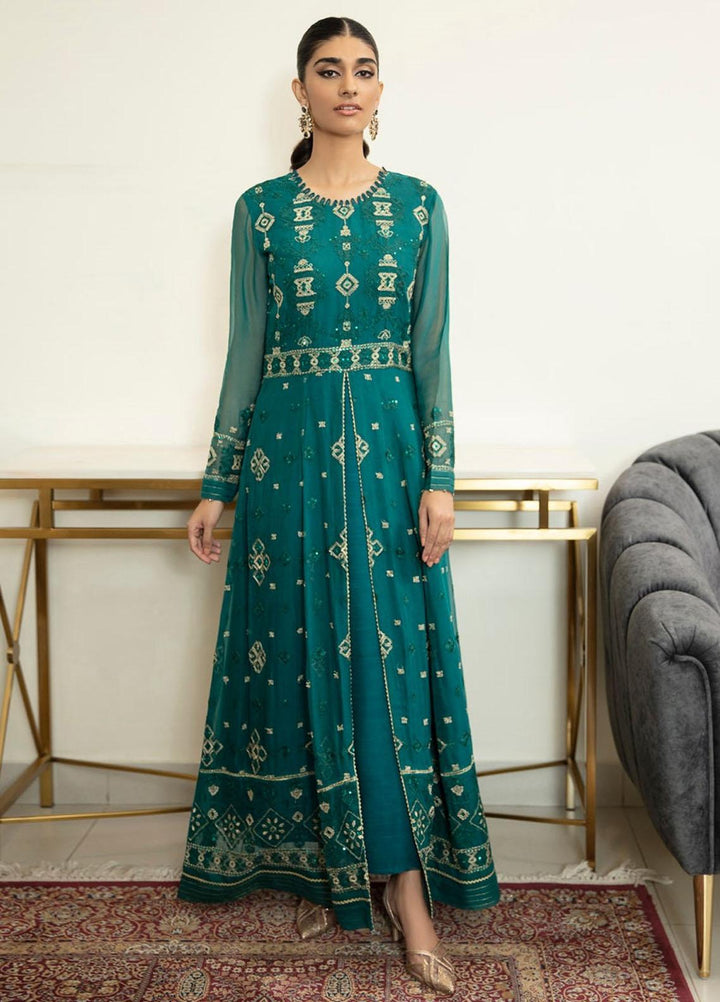 Xenia Formals Pret Embroidered Chiffon 3 Piece Suit GULAISHA XFR-21-302