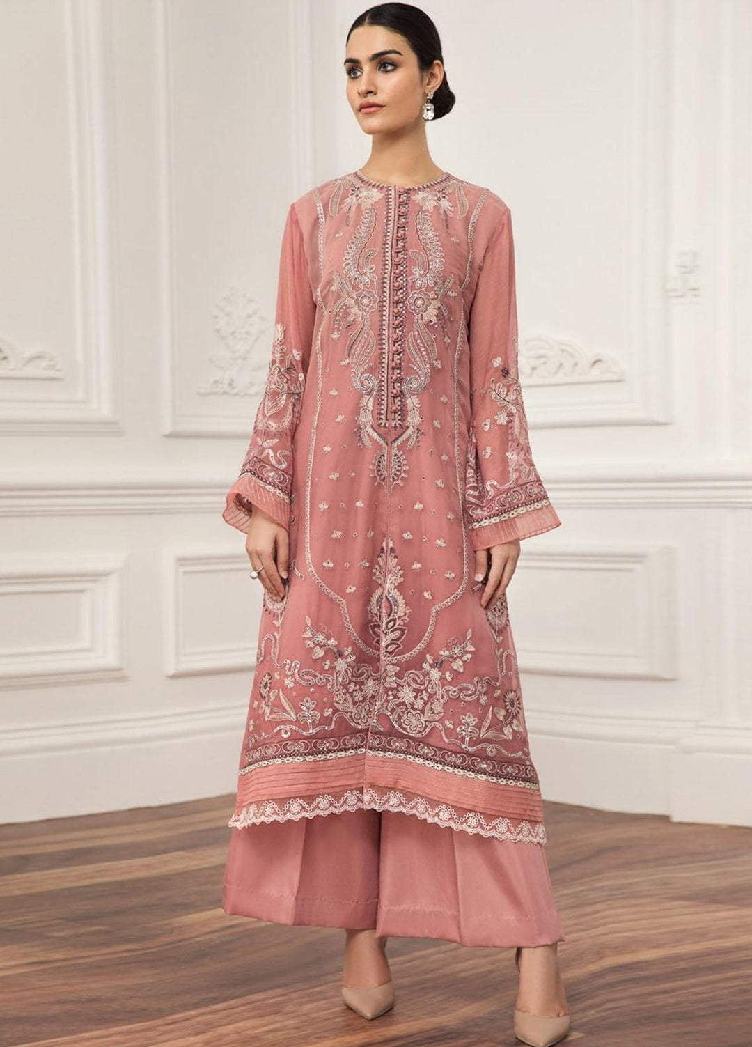 Xenia Formals Pret Embroidered Chiffon 3 Piece Suit MAYUM XFR-21-246 ...