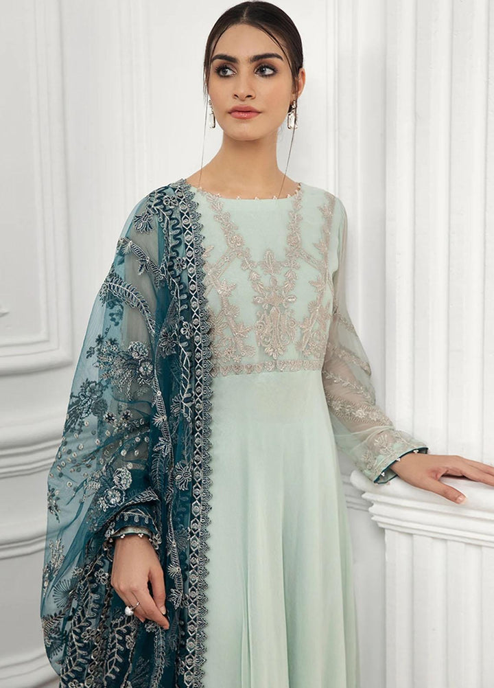 Xenia Formals Luxury Pret Embroidered Chiffon 3 Piece Dress NAIRA XFR-21-250