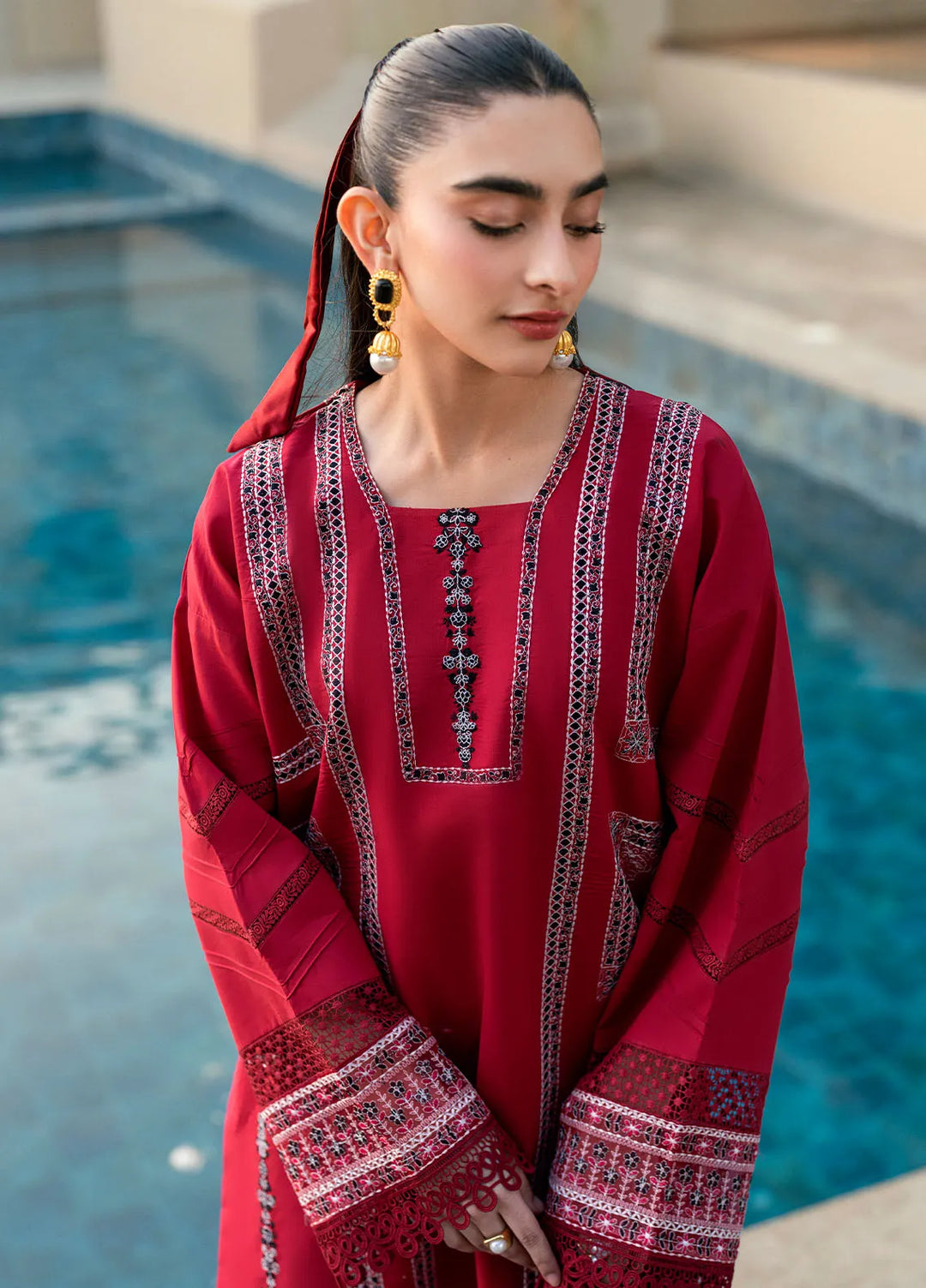 Yaariyan by Sahane Embroidered Lawn Suits Unstitched 3 Piece SNE25Y CT-20004 Ina - Summer Collection
