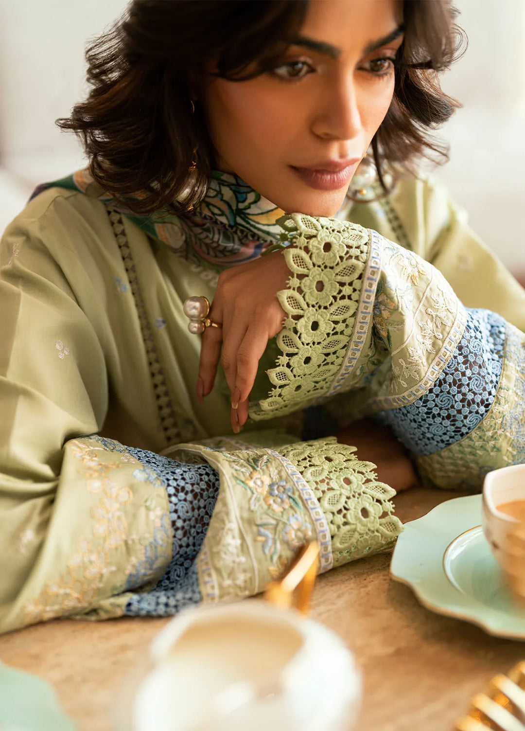 Yaariyan by Sahane Embroidered Lawn Suits Unstitched 3 Piece SNE25Y CT-20010 Mirea - Summer Collection