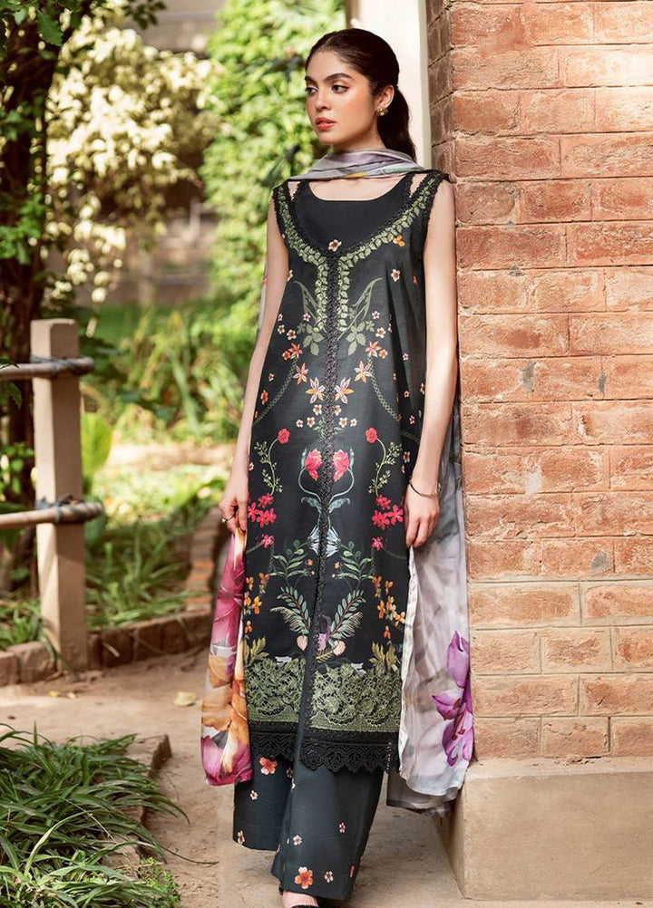 Yakin by Asifa Nabeel Embroidered Lawn Suits Unstitched 3 Piece AN25YL D-11 Elysian - Summer Collection