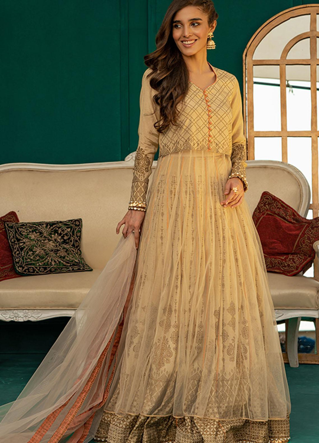Zaaviay Festive Pret  Raw Silk 3 Piece Suit ZV22PE PAIRAHAN