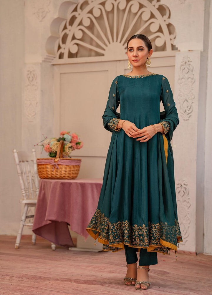 Zaaviay Festive Pret  Raw Silk 3 Piece Suit ZV22PE ZEC22- 009 Parvaneh