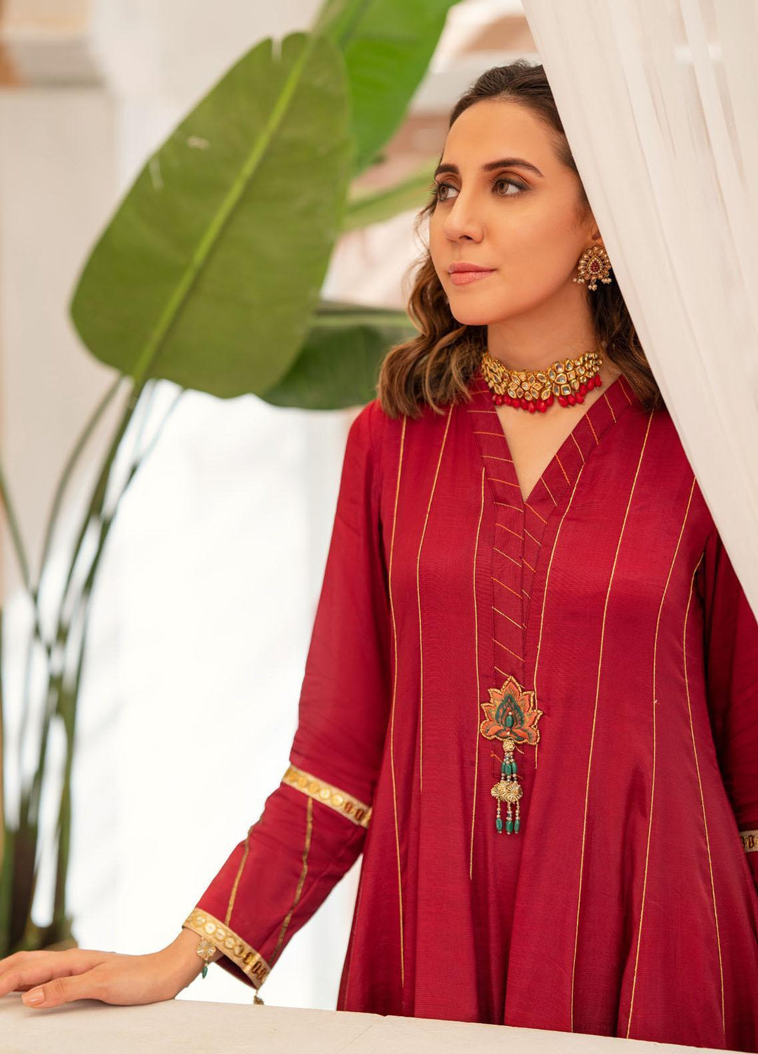 Zaaviay Festive Pret  Raw Silk 3 Piece Suit ZV22PE ZEC22- 015 Sophia
