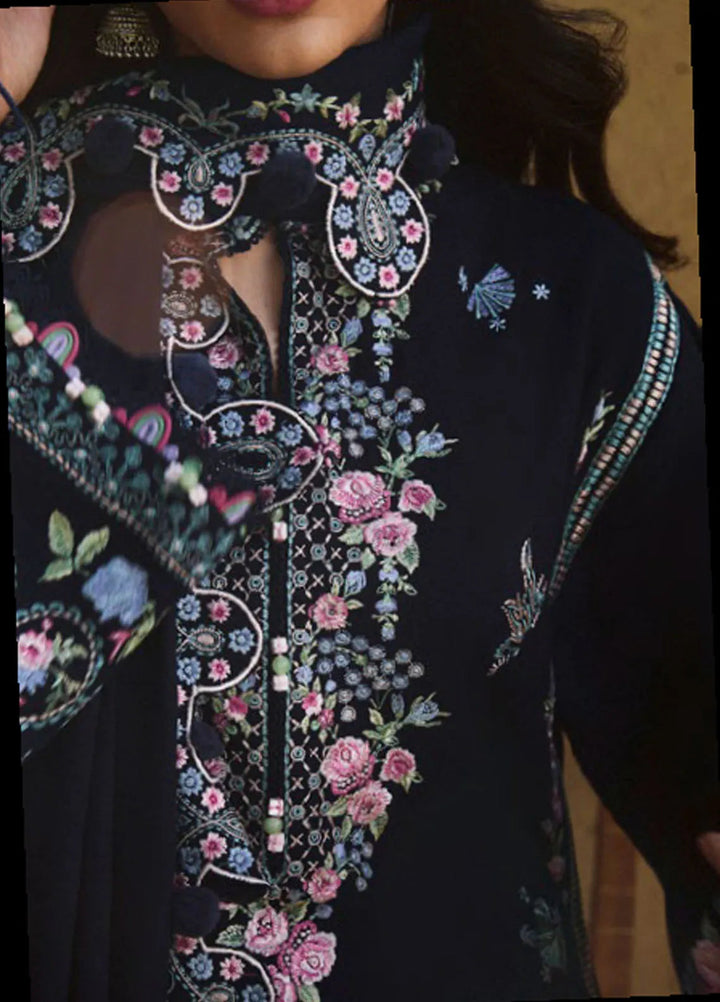 Zaha By Khadijah Shah Embroidered Karandi Suits Unstitched 3 Piece ZL24W ZW24-08 Raqs - Winter Collection