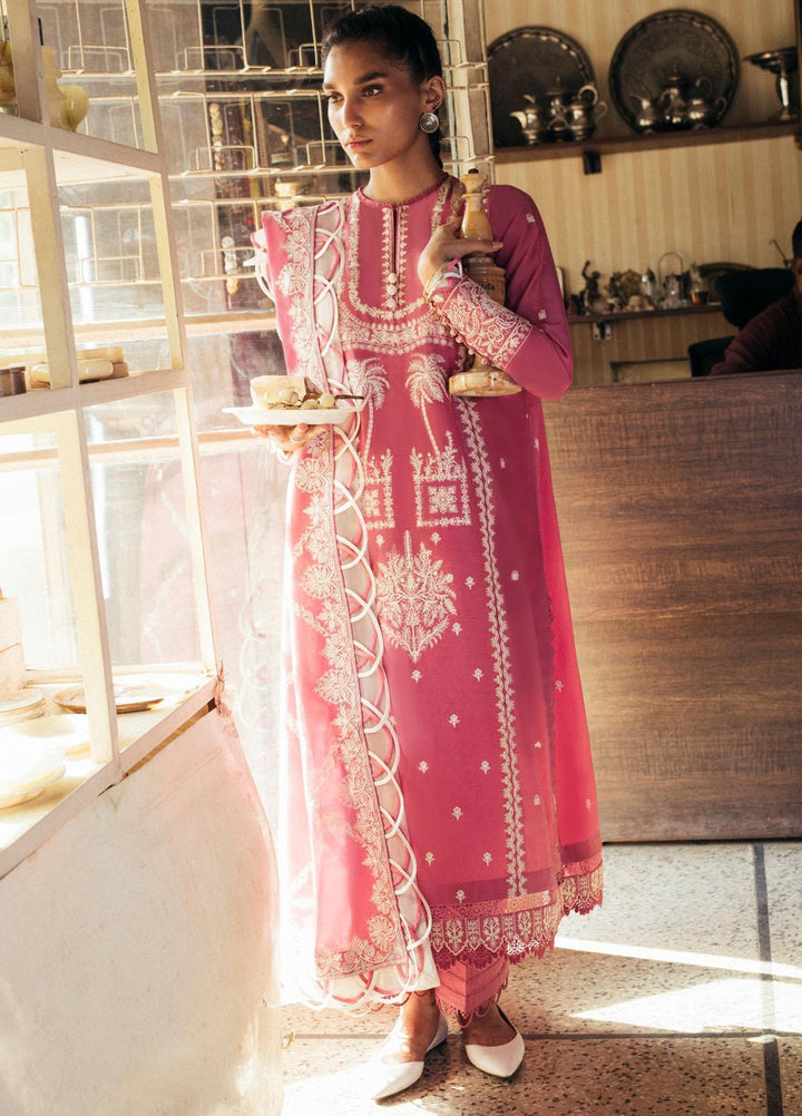 Zaha By Khadijah Shah Embroidered Khaddar Suits Unstitched 3 Piece ZKS21HM ZW-21-02 MANIJEH - Winter Collection